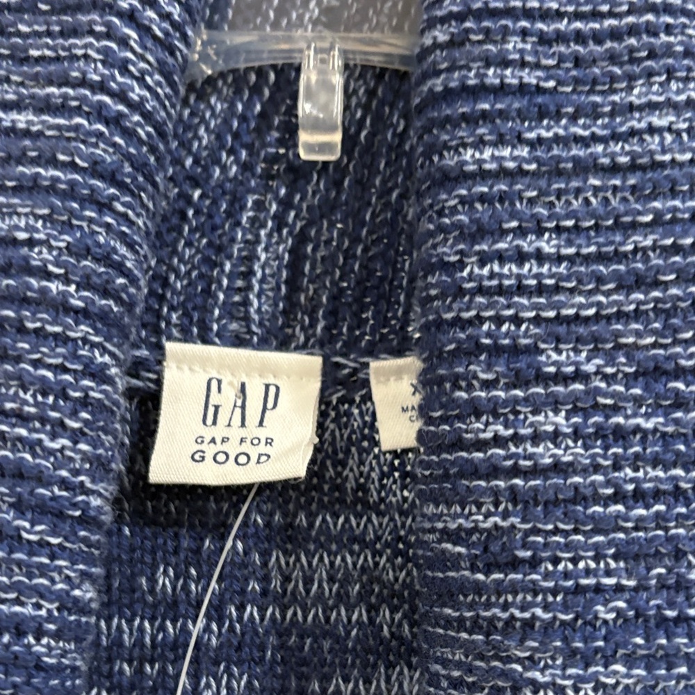 GAP Navy Knit Open Cardigan - Picture 2 of 5